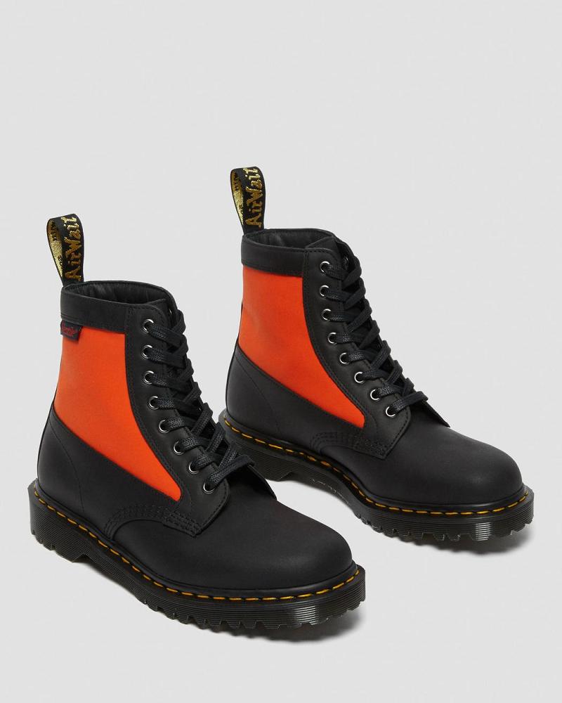 Dr Martens 1460 Panel Made in England Leren Veterlaarzen Heren Zwart | NL 288AHK